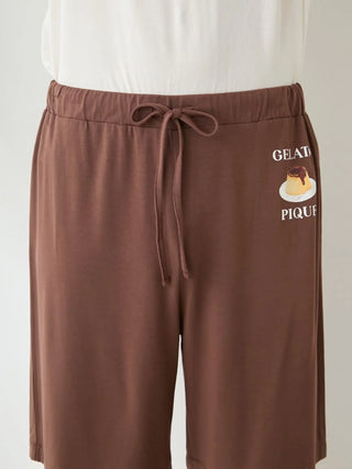Men's Cool Rayon Pudding T-shirt & Shorts Set