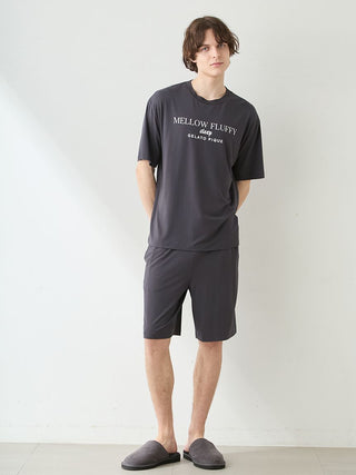 Men's COOL Rayon Mellow Fluffy Logo T-shirt