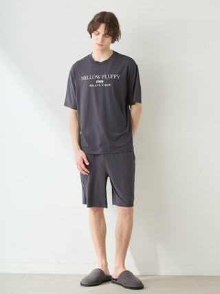 Men's COOL Rayon Mellow Fluffy Logo T-shirt