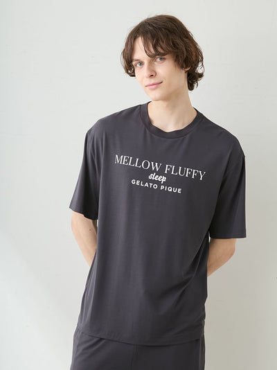 Men's COOL Rayon Mellow Fluffy Logo T-shirt gelato pique