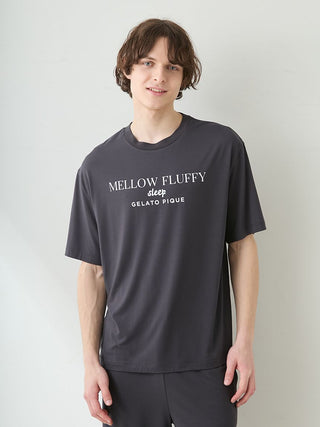 Men's COOL Rayon Mellow Fluffy Logo T-shirt