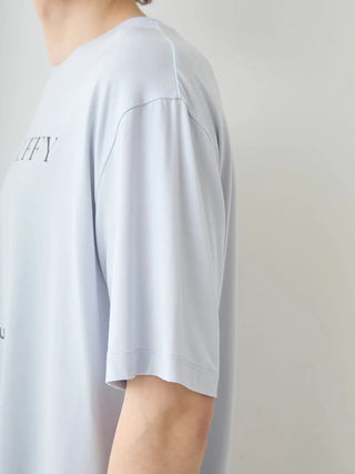 Men's COOL Rayon Mellow Fluffy Dessert Logo T-shirt