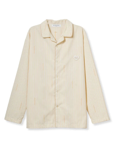 Men's Logo Striped Shirt gelato pique