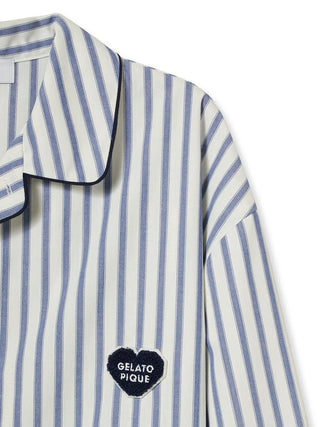 Men's Logo Striped Shirt