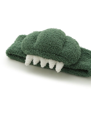 MEN'S Baby Moco Dinosaur Headband in GREEN, Men's Loungewear Hair Accessories, Headbands, at Gelato Pique USA.