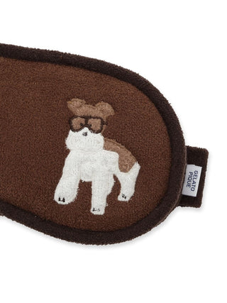 [Hirano Toshiyuki] Men's Plane Dog Jacquard Eye Mask - view 4