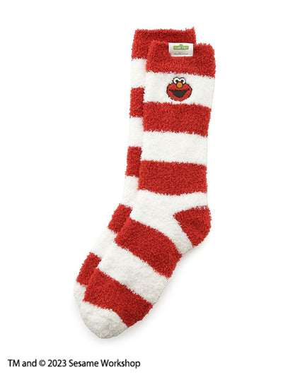 [SESAME STREET][MENS] Mid-Calf Fuzzy Socks gelato pique