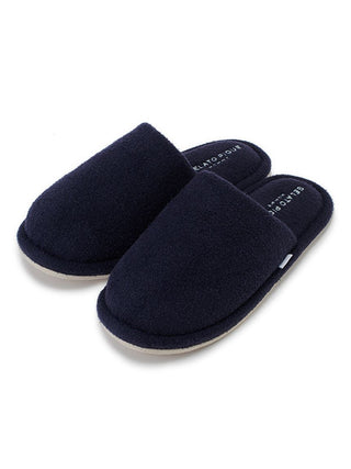 MEN'S Smoothie Bedroom Indoor Slip On Shoes in NAVY, Men's Lounge Room Slippers, Bedroom Slippers, Indoor Slippers at Gelato Pique USA.