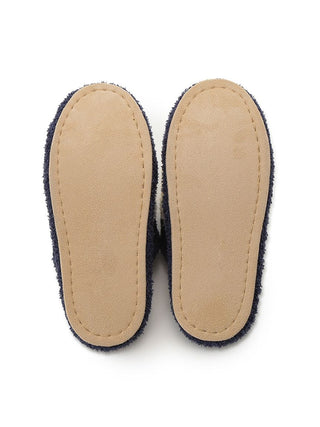 Men's Baby Moco Heart Embrodiery Room Shoes