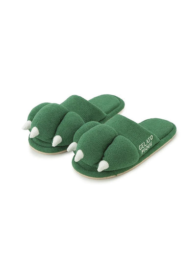Men's Airy Moco Sleeping Dinosaur Room Shoes gelato pique