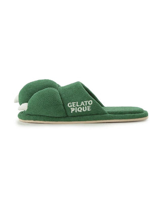 Men's Airy Moco Sleeping Dinosaur Room Shoes
