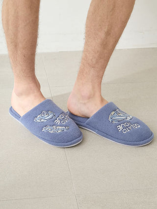 Men's Airy Moco Star Vehicle Jacquard Room Shoes