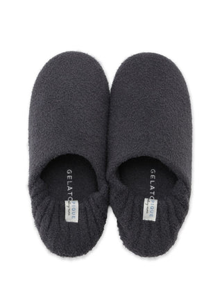 Gelato Pique Men's Temperature-regulating Smoothie Room Shoes in dark gray, top view