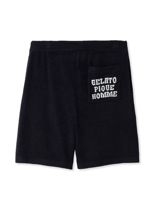 Smoothy Light Arch Lounge Shorts for Men in navy at Gelato Pique USA
