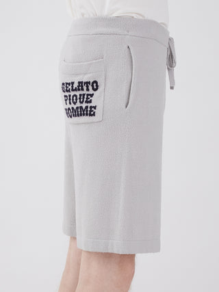 Smoothy Light Arch Lounge Shorts for Men in gray at Gelato Pique USA