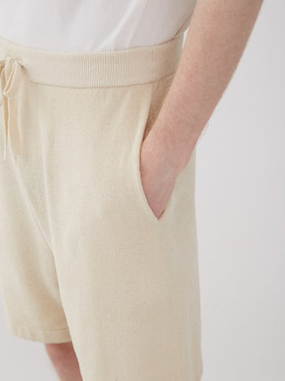 Men's Gelato Pique Logo Half Pants- Men's Loungewear Bottoms at Gelato Pique USA