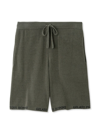 Men's Smoothie Light Logo Half Pants- Men's Loungewear Bottoms at Gelato Pique USA