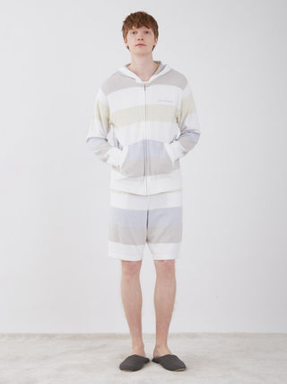 MENS Smoothie Family Pajama Border Shorts - Ultimate Father's Day Gift Guide at Gelato Pique USA.