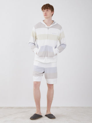 MENS Smoothie Family Pajama Border Shorts - Ultimate Father's Day Gift Guide at Gelato Pique USA.