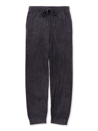 Temperature Controlled Ribbed Knit Mens Lounge Pants in Dark Gray, Men's Loungewear Lounge Pants at Gelato Pique USA