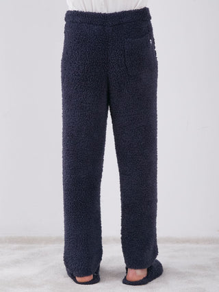 Basic Gelato Men's Fuzzy Pajama Pants in Navy, Men's Loungewear Pants at Gelato Pique USA