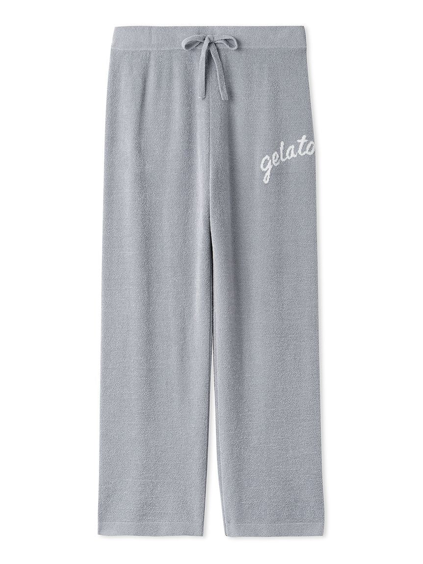 Men's Cat Jacquard Lounge Pants in gray, Men's Loungewear Lounge Pants at Gelato Pique USA.