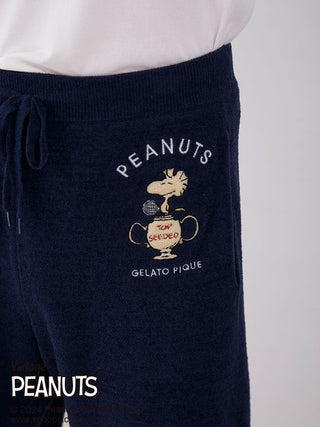 PEANUTS MENS TENNIS Lounge Shorts in NAVY, Men's Loungewear Shorts at Gelato Pique USA.