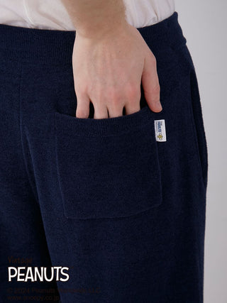 PEANUTS MENS TENNIS Lounge Shorts in NAVY, Men's Loungewear Shorts at Gelato Pique USA.