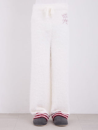 HOLIDAY Feather Pajama Pants in Off White, Men's Lounge Pants at Gelato Pique USA