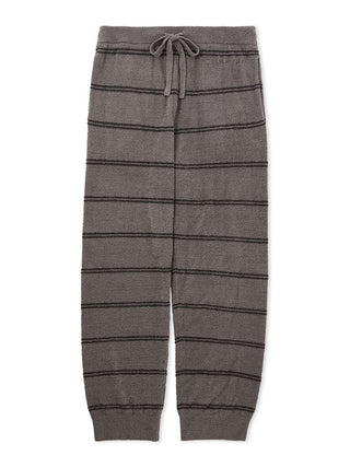 MEN'S Hot Smoothie Striped Lounge Pants in Dark Gray, Men's Loungewear Pants at Gelato Pique USA