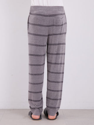 MEN'S Hot Smoothie Striped Lounge Pants in Dark Gray, Men's Loungewear Pants at Gelato Pique USA