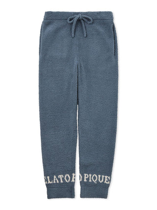 Powder Logo Pajama Pants in Blue, Men's Loungewear Lounge Pants at Gelato Pique USA