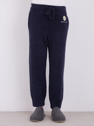 MEN'S Powder Dinosaur Jacquard Lounge Pants in Navy, Men's Loungewear Lounge Pants at Gelato Pique USA