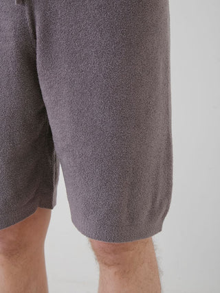 Smoothie Lite Mens Lounge Shorts in gray, featuring Gelato Pique USA's premium loungewear design with embroidered logo and pockets.