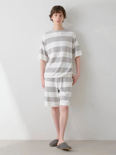 Mens Smoothie Lite  Striped Lounge Shorts gelato pique