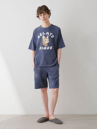 Men's Airy Moco Bengal Cat Shorts