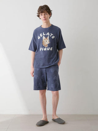 Men's Airy Moco Bengal Cat Shorts