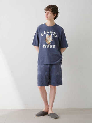 Men's Airy Moco Bengal Cat Shorts