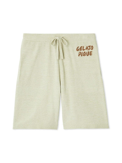 Mens Logo Jacquard Shorts gelato pique