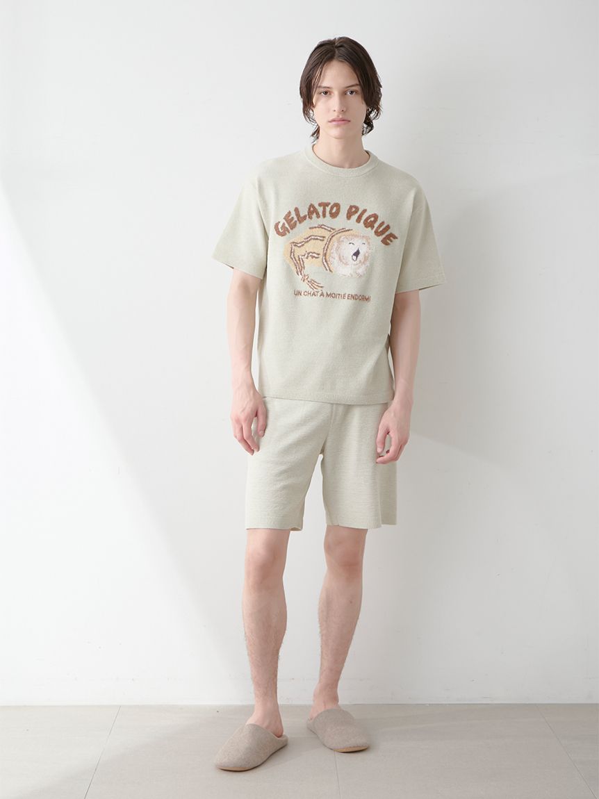 Mens Logo Jacquard Shorts