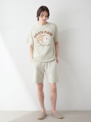 Mens Logo Jacquard Shorts