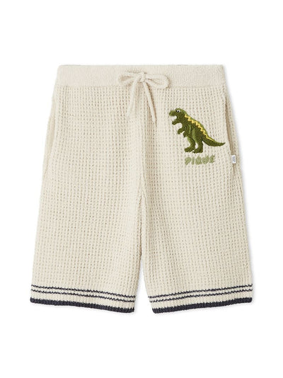 Mens Waffle Dinosaur Shorts gelato pique