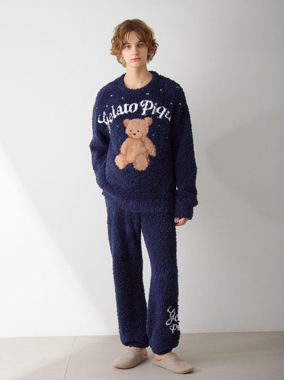 [HOLIDAY] Mens Gelato Snow Bear Jacquard Pants gelato pique