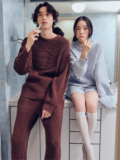 Men's Airy Moco Ice Cream Sandwich Long Pants gelato pique