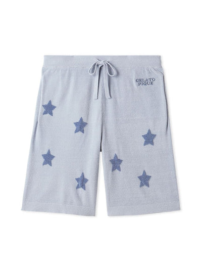 Men's Star Jacquard Shorts gelato pique