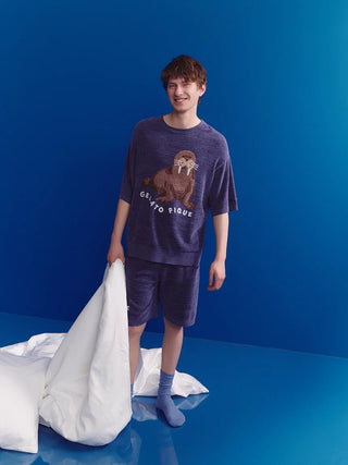 Men's Cool Smoothie Lite Sea Animals Jacquard Shorts