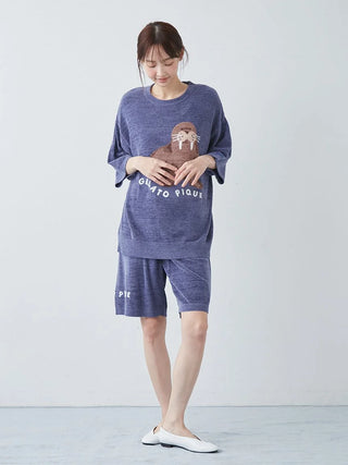 Men's Cool Smoothie Lite Sea Animals Jacquard Shorts