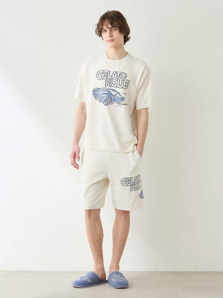 Men's Airy Moco Star Vehicle Jacquard Shorts