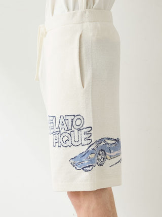 Men's Airy Moco Star Vehicle Jacquard Shorts