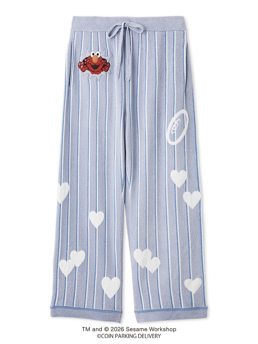SESAME STREET×CPD HOOME meets GELATO PIQUE] Airy Moco Striped Jacquar